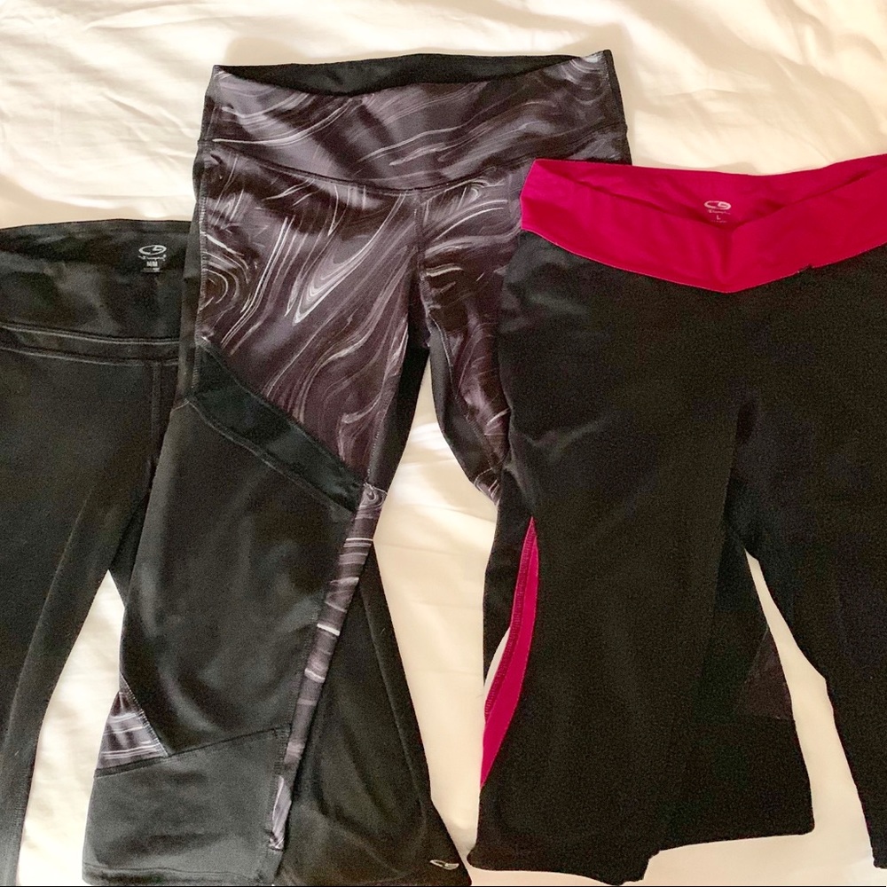 lot of workout leggings